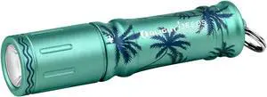 OLIGHT i3E EOS PMMA TIR Lens AAA EDC Flashlight 90 Lumens Compact Keychain Flash Light for Night, Camping (Summer Palm)