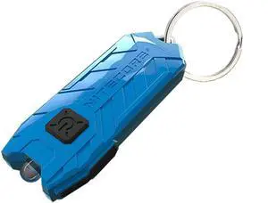 Nitecore Tube V2.0 Keychain Flashlight, 55 Lumen USB Rechargeable Ultralight Lightweight (Azure)