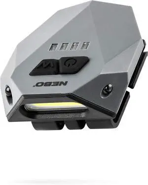 NEBO Einstein Rechargeable Cap Light | 50 Lumens, 3 Light Modes, 90 Degree Adjustable Tilt, Compact & Portable, Hands-Free Wave Activated LED Light, Includes Micro-USB Charging Cable.