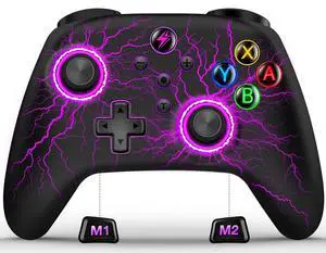 Wireless Switch Pro Controller for Nintendo Switch Controller/Lite/OLED, LED Wired PC Game Joysticks-Wireless iOS/Android Remote, Nintendo Switch Accessories Set Controller Interactive Gaming Figures
