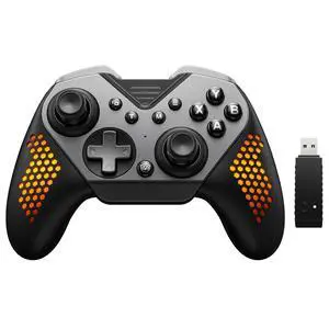 NYXI Flexi Wireless PC Controller, 1000Hz Polling Rate Hall Effect Joystick, Interchangeable D-pad&Left Joystick, 4 Mppable Buttons, 800mAh, Adjustable Turbo/Vibration for PC/Switch 2/iOS/Android