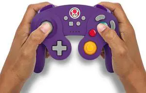PowerA GameCube Style Wireless Controller for Nintendo Switch/Switch 2 / Switch Lite/OLED Model - Toad, Officially Licensed by Nintendo