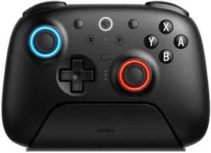 8Bitdo Ultimate 2 Bluetooth Controller for Switch/Switch 2 & Windows PC, Switch Pro Controller with TMR Joysticks, Switchable Hall Effect/Tactile Triggers, Vibration and Motion Control - Black