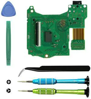 Compatible with Nintendo Switch, Replacement Game Card Cartridge Reader Slot with Headphones Jack Plug Port Repair Part for Switch with Tools