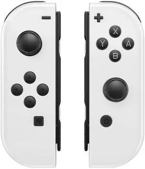 FFSTARYM Compatible with Nintendo Switch Controller, Upgraded Switch Controllers for Switch/Lite/OLED, with/Dual Vibration/Motion/Wake-up/Screenshot (WHITE)