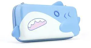 GeekShare Shark Carry Case Compatible with Switch/Switch OLED - Portable Hardshell Slim Travel Carrying Case fit Switch Console & Game Accessories -- Shark GeekShare Shark Carry Case Compatible with Switch/Switch OLED - Portable Hardshell Slim Travel Carrying Case fit Switch Console & Game Accessories -- Shark