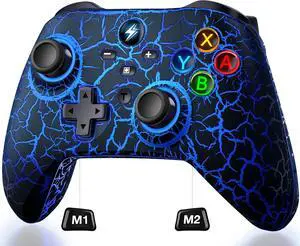 Wireless Switch Pro Controller for Nintendo Switch Controller/Lite/OLED, Wired Windows PC Game Joysticks-Wireless iOS/Android Remote with Gyro Axis, Turbo, Dual Vibration