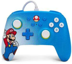 PowerA Enhanced Wired Controller for Nintendo Switch - Mario Pop Art