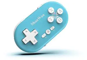 ShanWan Bluetooth Gamepad Keychain Sized Mini Controller for Switch, Windows, Android, iOS & PS4Kabrilan