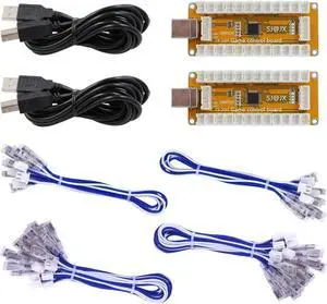Arcade Game USB Encoder Zero Delay 2 Player Gamepad Button Joystick Controller for Nintendo Switch PC PS3 Raspberry Pi MAME