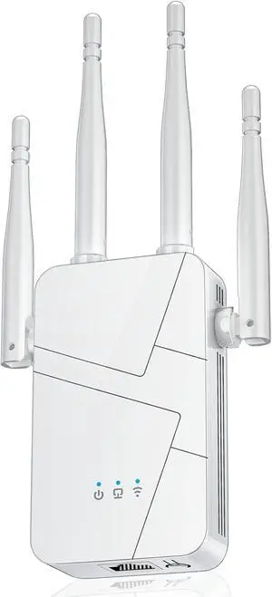2025 WiFi Extender Signal Booster for Home, 15000sq.ft Wireless Internet Repeater, Long Range WiFi Booster and Signal Amplifier w/Ethernet Port, WiFi Router Extender Support 99% Devices, 1-Tap Setup