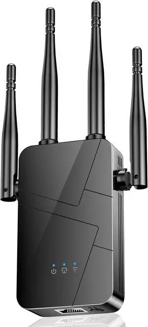 2025 WiFi Extender Signal Booster for Home, 15000sq.ft Wireless Internet Repeater, Long Range WiFi Booster and Signal Amplifier w/Ethernet Port, WiFi Router Extender Support 99% Devices, 1-Tap Setup