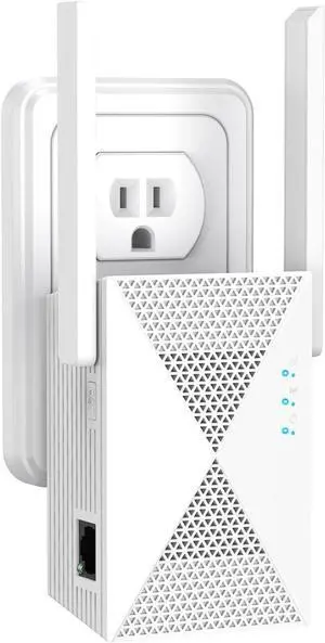 WiFi Extender Signal Booster, Internet Extender WiFi Booster, with Ethernet Port, for Home and Outdoor, Long Range, Covers Up to 13888 Sq, Works with All Router, Easy Setup
