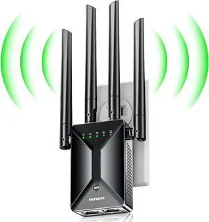 WiFi Extender Signal Booster for Home: Internet Repeater Long Range Covers Up to 50+ Devices and 9998 Sq.ft