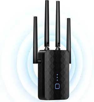 WiFi Extender Signal Booster for Home, Dual Band 5.8GHz&2.4GHz, Covers Up to 10000 Sq.ft, WiFi Repeater 1.2Gbps WiFi Booster with Ethernet Port, Made for USA