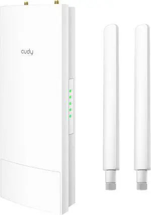Cudy RE1200 Outdoor AC1200 WiFi5 Outdoor Fast Access Point Mesh, IP65 Waterproof MU-MIMO Support RE Mode, PoE Powered, Business WiFi Solution
