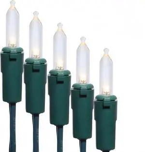 LUCKY SHINE 150 LED Warm White Christmas Lights, UL Certified 50 FT Green Wire String Lights, for Indoor and Outdoor Party, Garden, Patio, Wall, Trees.