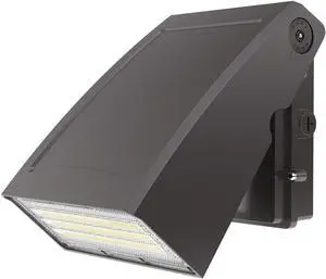 HYPERLITE Wall Pack 60W: 7800lm ETL Approved - 0-90°Adjustable Full Cut Off LED Wall Pack Light Residential Flood Outdoor Light for Buildings Loading Bay Parking Lot - 258W Matel-Halide Replacement