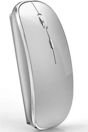 JETTA Wireless Mouse for MacBook Pro, MacBook Air, Laptop, Desktop, Chromebook, Win7/8/10/11, PC - Silver