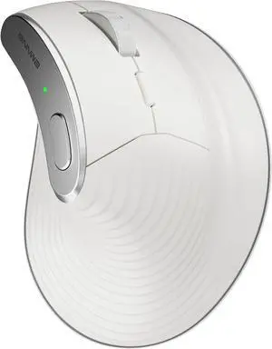 Wireless Vertical Ergonomic Mouse, Multi-Device(Bluetooth + 2.4G Connection), 4 Adjustable DPI, 7 Buttons Computer Mouse for PC, Laptop, Desktop, MacBook - White