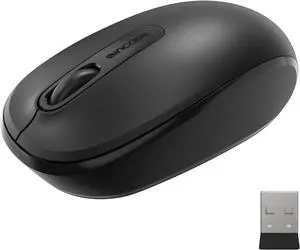 Incase Wireless Mobile Mouse 1850  Designed by Microsoft  Compact, Comfortable, Right/Left Hand Use, 6-Month Battery Life, Nano Transceiver, Works with Mac/Windows 8/10/11 (Black)