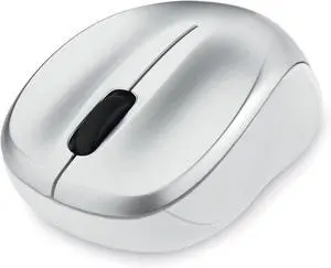 Verbatim 2.4G Wireless LED Silent Mouse - Noiseless and Silent Click Computer Mouse with Nano Receiver for Mac and PC - Silver