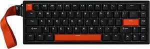 EPOMAKER HE68 Hall Effect Keyboard, 8000hz Polling, 0.01mm Adjustable Trigger, 0.125ms Latency, Creamy Gasket, Snap Key, SOCD, RGB, Wired Magnetic Gaming Keyboard for Mac/PC (Black)