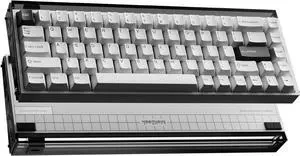 MelGeek MADE68 Ultra Wired Keyboard, Hall Effect Magnetic Switch Gaming Keyboard, 65% Compact Rapid Trigger, Hot-Swappable, RGB Snap Tap & Adjustable Actuation, Online HIVE Custom, Aluminum Case-Black