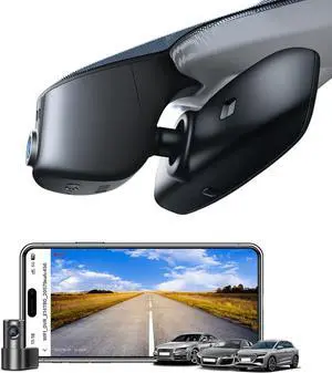 Front 4K & Rear 1080p Dash Cam fit for Audi (Model A) 2019 2020 2021 2022 2023 2024 A4 A6 Allroad A3 A5 Q5 S4 S6 Q7 A8 S8 TT A7 S5 Q3 S3 S7 RS3 RS5 RS6 e-tron, OEM Look, WiFi & App, 128GB Card
