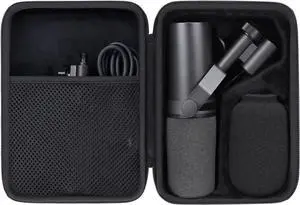 Aenllosi Hard Carrying Case Compatible with Shure SM7B/MV7 SM7dB Vocal Dynamic Microphone for Broadcast (SM7B/MV7/ SM7dB)