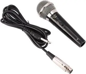 Karaoke Microphone, Dynamic Vocal Microphone for Speaker, Handheld Professional Wired Dynamic Microphone Clear Voice for Karaoke Vocal Music