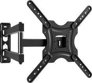 Full Motion TV Wall Mount, TV Monitor Wall Mount Swivel Tilt Extension for 4K 19-55'' LED LCD TVs Flat Curved Screen TVs/Monitors Strain-Free Viewing Pleasure (VESA 400x400mm, 66lbs)