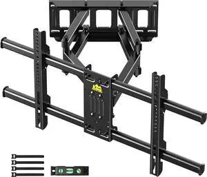 FORGING MOUNT Full Motion TV Wall Mount for 4295 Inch Screens, Pre-Assembled TV Mount for Easy Install, Swivel, Tilt,Universal Wall Mount Bracket,VESA 800x400mm Holds 132 lbs, 12/16 Wood Studs