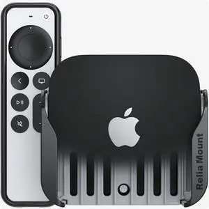 Mount for Apple TV (Black and Dark Gray Apple TV Mount Plus Black Case) Mount for Apple TV (Black and Dark Gray Apple TV Mount Plus Black Case)