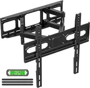 EconoMe Full Motion TV Wall Mount for Most 32-70 inchTVs, with Swivel and Tilt Articulating Arm, Wall Mount TV Bracket Max VESA 400x400, Holds up to 99 lbs, Fits Max 16" Wood Studs