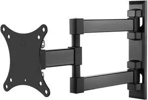Monoprice Commercial Full Motion TV Wall Mount Bracket Extra Long Extension Range to 13" for 13" to 27" TVs up to 33lbs, Max VESA 100x100, UL Certified