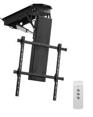 VEVOR Motorized Ceiling TV Mount, TV Wall Mount for 32 to 70 Inch TV, Electric Adjustable Ceiling TV Mount, Motorized Flip Down TV Mount Bracket with Max VESA 24 x 24 in, Fits TVs Up to 110 lbs