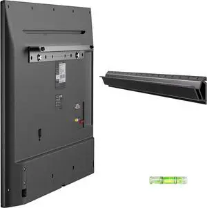 Studless TV Wall Mount for 12-55 Inch TVs, No Drill No Stud TV Wall Mount Holds up to 100lbs, Easy Install Universal Flat Screen Smart TVs Bracket for Living Room, Bedroom, Apartment