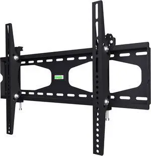 NSY-TM06 Universal Low Profile Tilting TV Mount for 32 to 80 Inch TVs,  Space-Saving, Slim Wall Mount Bracket with Tilt & Stay Technology, Anti-Tip Security Lock, VESA 600x400mm, Easy Install