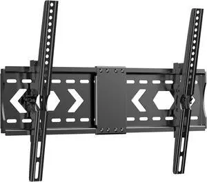 Tilt TV Wall Mount for 32-84 Inch 4K LED OLED Flat Curved Screens, Universal VESA 600x400mm, Max Load 135 lbs, Up/Down Adjustment 15 Slim Profile TV Mount