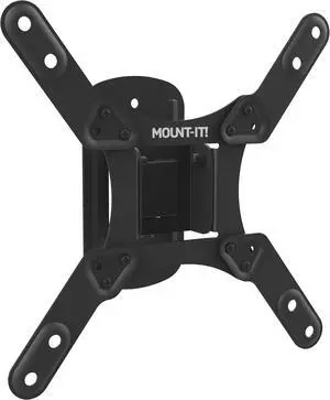 TV Wall Mount for Small to Mid Size TVs Fits 32 to 50 Inch Screens 75 100 200 mm VESA Compatible Low-Profile Slim Design with Tilting and Swivel Motion 44lb Capacity