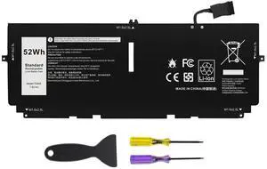 Tronovia Battery For Dell XPS 13 9300 Series i5 FHD XPS 13 9310 2XXFW FP86V 722KK 52Wh