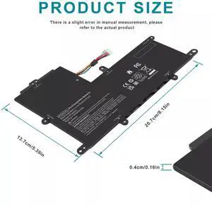 Tronovia PO02XL For HP Stream Notebook - 11-r010nr 11-R Battery 824560-005 HSTNN-DB7