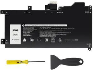 Tronovia 1FKCC 38Wh Battery for Dell Latitude 7200 7210 2-IN-1 Series KWWW4 D9J00 9NTKM