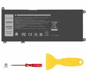 Tronovia 33YDH Battery for Dell Latitude 3380 3480 3490 3590 3580 Inspiron 15 17 7773