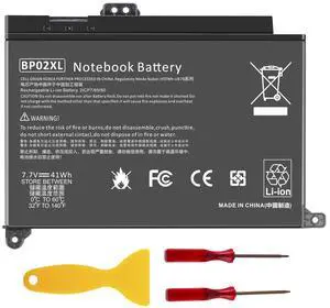 Tronovia BP02XL Battery for HP Pavilion PC 15 Series 15-AU010WM 15-AU123CL 15-AW053NR