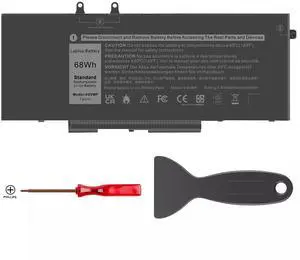 Tronovia 68Wh 4GVMP Battery For Dell Latitude 5501 5401 5511 5510 5411 Precision 3541