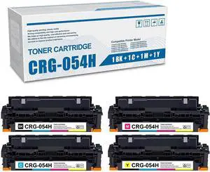 Tronovia 4x CRG-054H for Canon Set Toner ImageClass MF644cdw MF642cdw LBP-622cdw MF-641cw