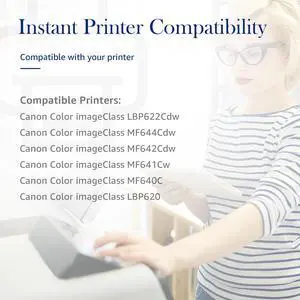 Tronovia 8 CRG-054 Toner Cartridge Replacement for Canon Imageclass MF642cdw LBP620