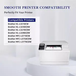 Tronovia 4Pack Toner compatible for Brother TN227 223 HL-L3210CW L3230CDWHL-L3270CDW